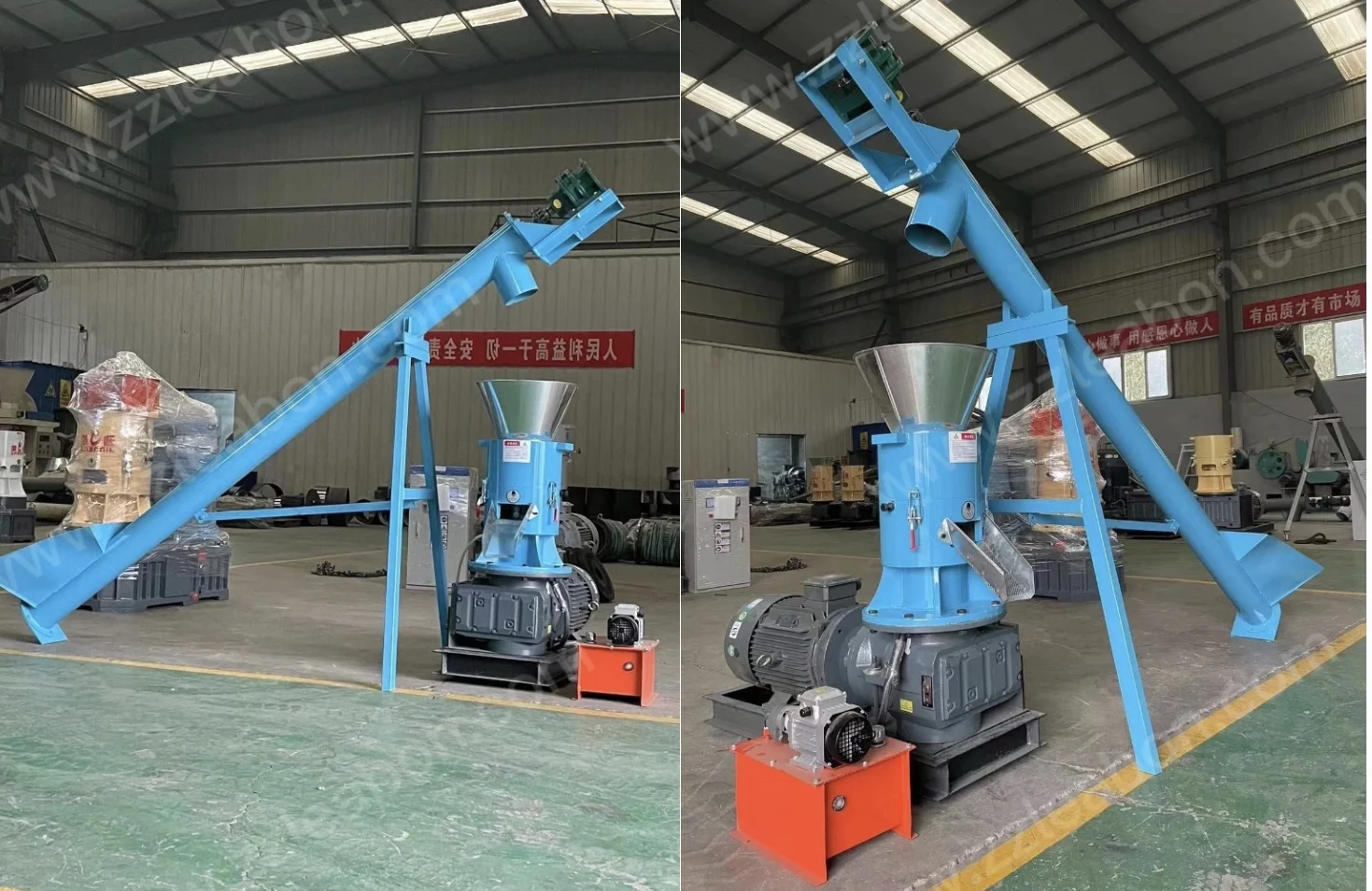 Wood Pellet Mill Machine Vertical Flat Die Wooden Pellet Machine for Making 6/8mm Wood Pellets