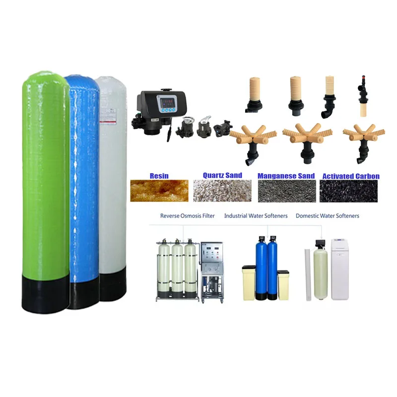 Fiberglass Reinforced Plastic Tank Water Treatment Machinery Resin Barrel Filter Water Softener FRP Tank