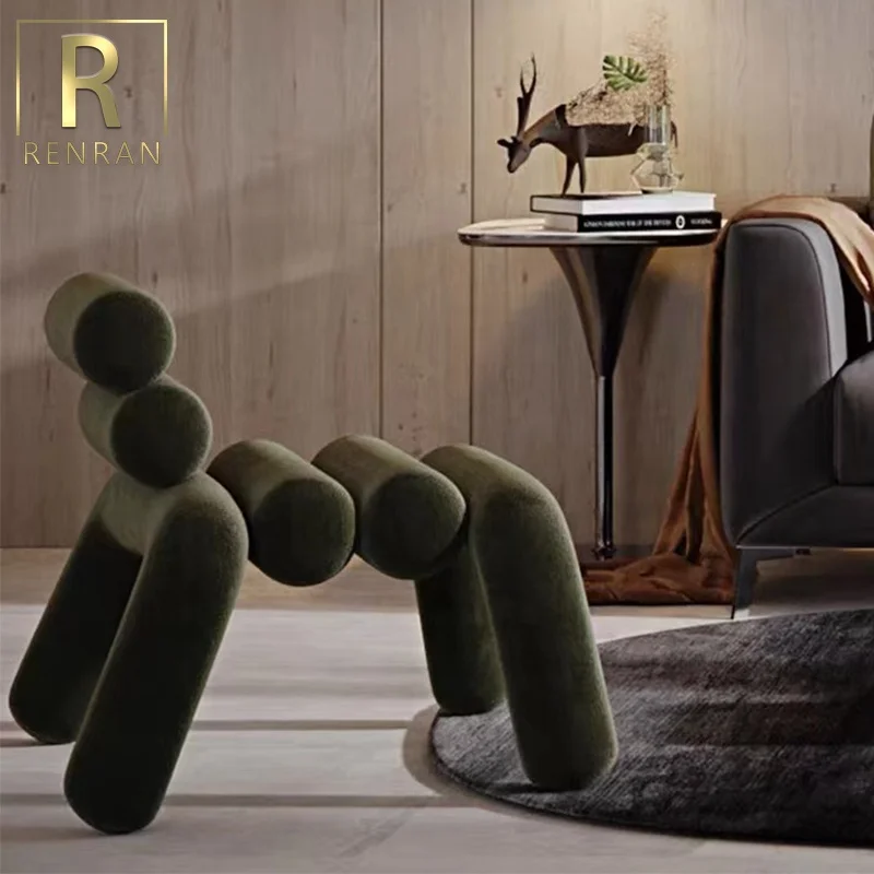 New product creative modern Special-shaped elbow single simple chair minimalist designer accent chair bold dining chairs