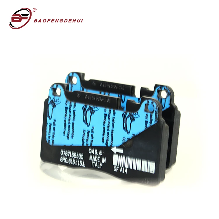 OE 8r0698151d 8r0698151j 8r0698151l применимо к комплекту тормозных колодок Audi Q5 автозапчастям
