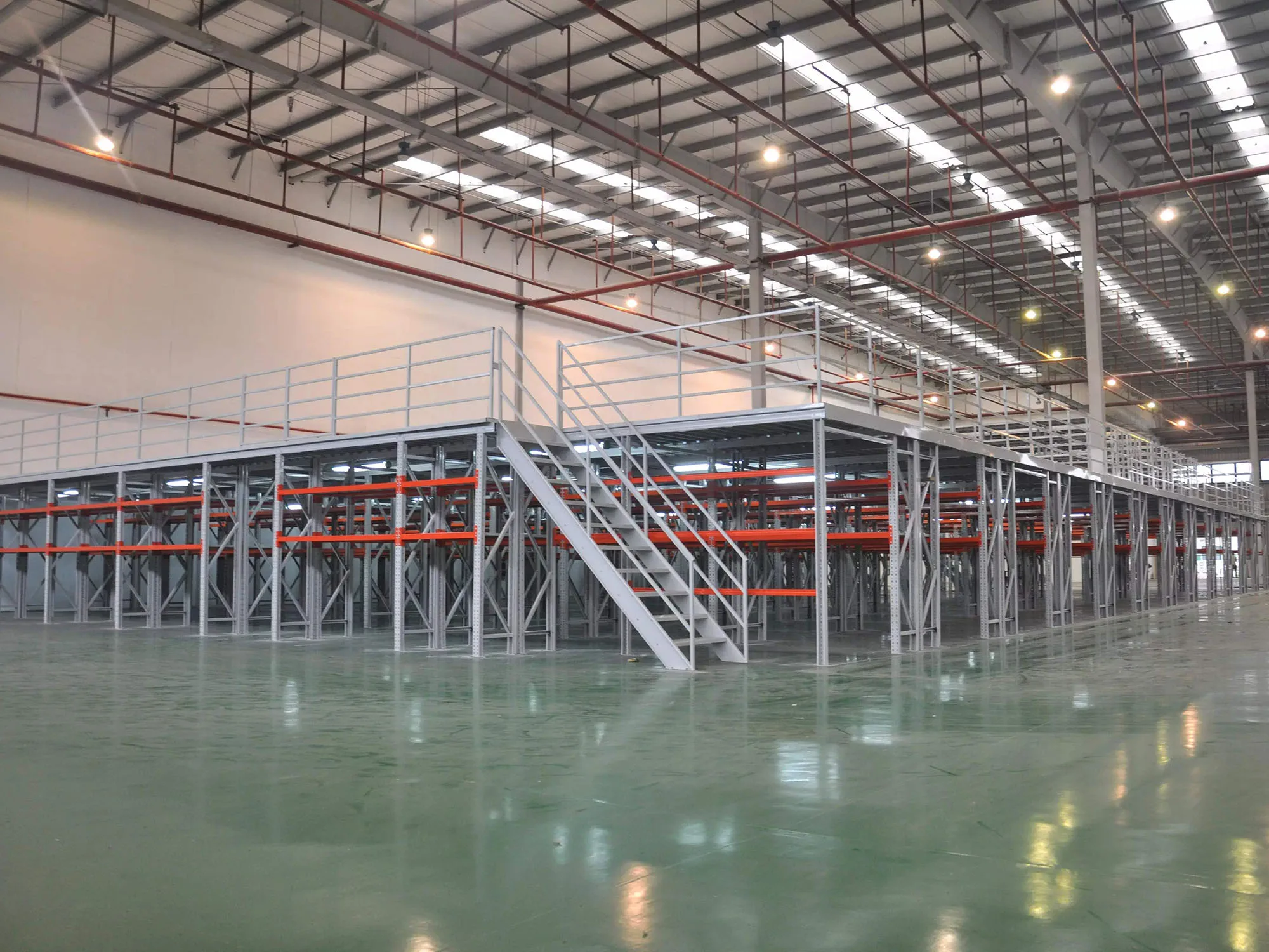 China Cheap Mezzanine Racking Custom Manufacturer Real Factory Certified Warehouse Mezzanine Floor Storage System For Sale