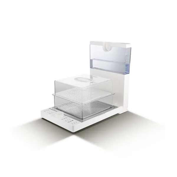 YN-S104 foldable stermer 2 tires food steamer for cooking