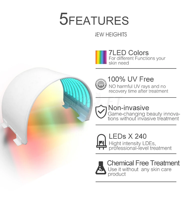 Therapy Lamp Chromotherapy Skin Rejuvenation Light Facial Pdt Led Light Therapy Beauty Machine