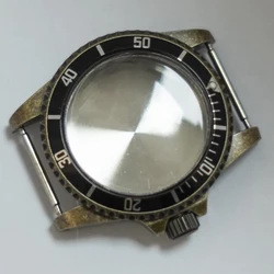 Electroplated copper color  316L stainless steel retro case  39.5MM  Suitable for mounting Japanese NH35/NH36 movement