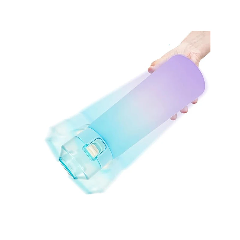 Flavored Water Bottle with Flavour Pods Air Water Up Bottle Frosted 650ml Air Starter Up Set Water Cup for Camping Fishing
