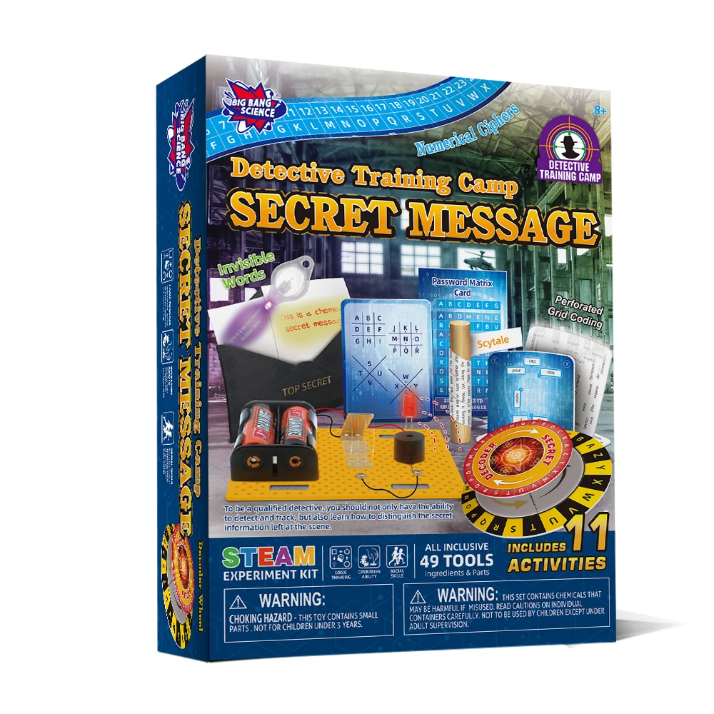 Detective Lab Secret Massage Spy Educational Toy for Children