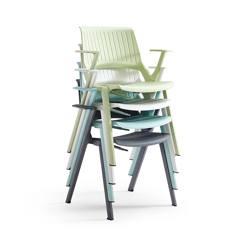 Ergoup Пластиковый Штабелируемый стул для посетителей с письменным столом