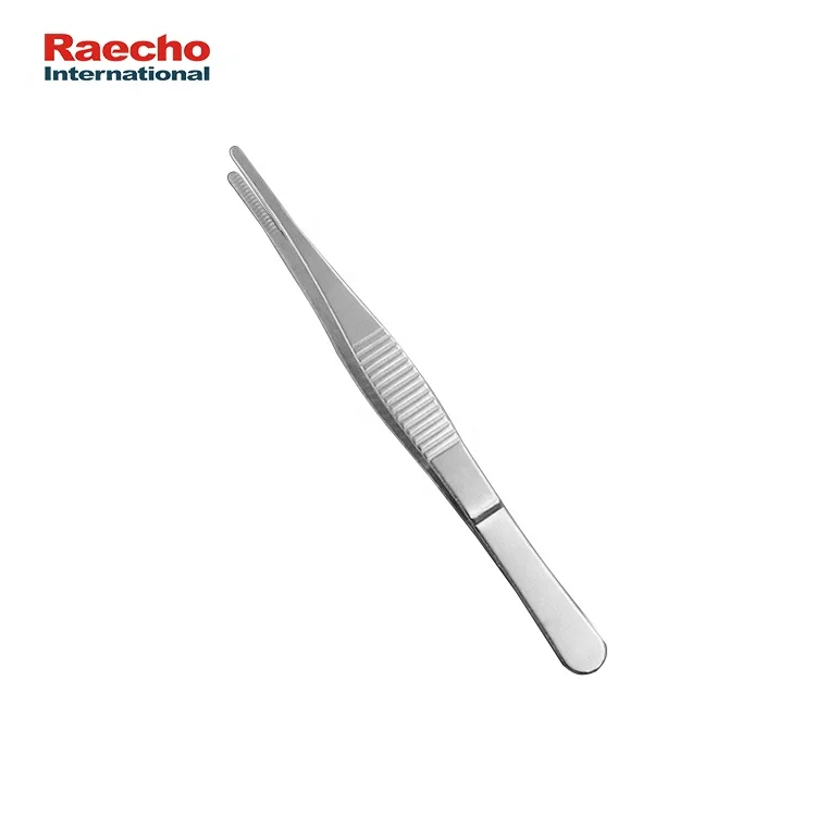 Profesional Hospital Dressing Forceps Toothless Tweezers