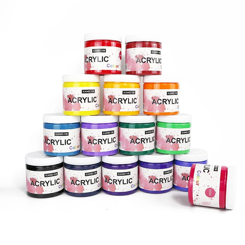Wholesale professional 500ml artist acrylic paint set art supplies