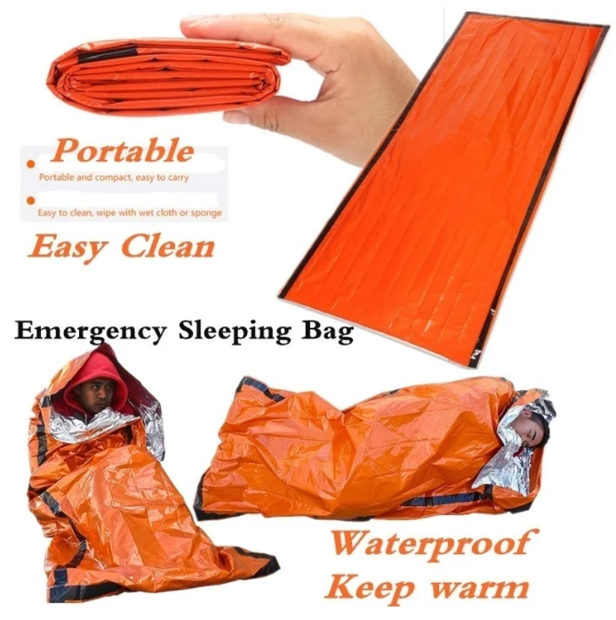  OEM Waterproof Lightweight Thermal Emergency Camping Sleeping