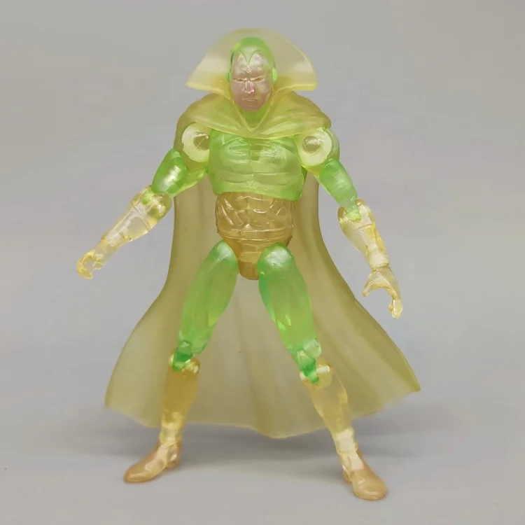 Custom Made Clear Plastic Version Mini Action Figure Toy , OEM 3D Transparent action Figure Toys Collection