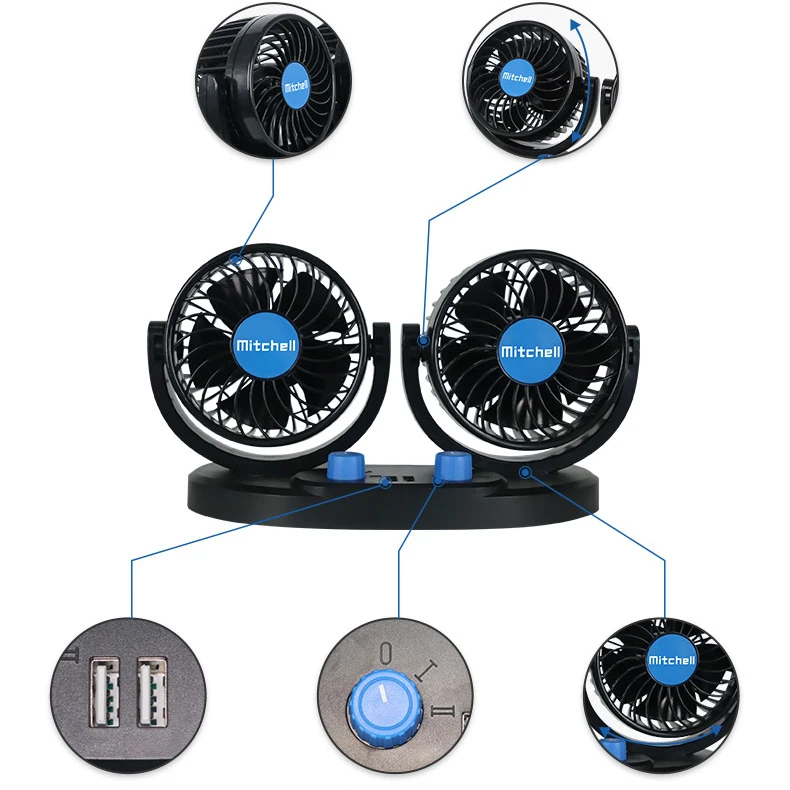 Прямая продажа с завода, автомобильные аксессуары, разъем для подсветки сигарет, автомобильный вентилятор, Универсальный Автомобильный Вентилятор охлаждения