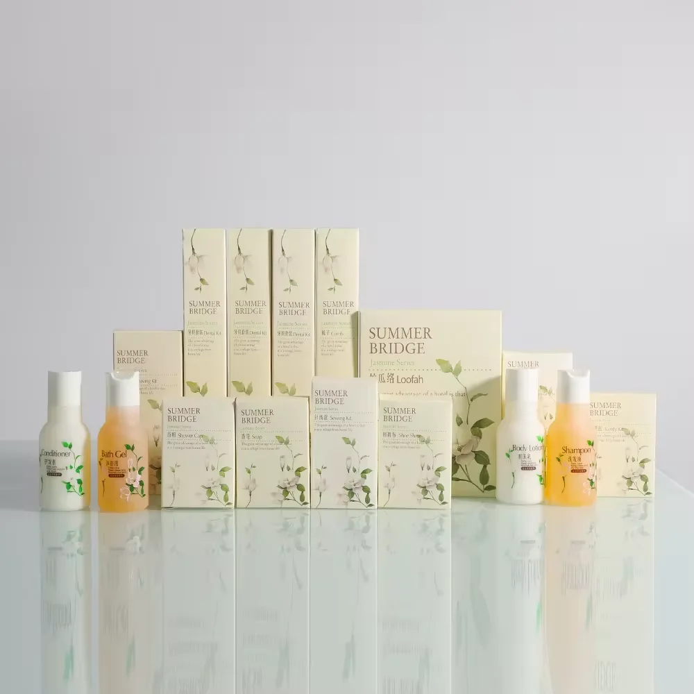 Hotel Amenities Toiletries Reusable Bathroom Hotel Amenities 5 Star Luxury Eco Friendly Guest Amenities Set