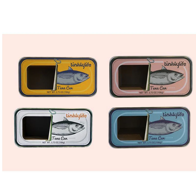 Colorful Fish Can Shape Cat Nest Scratching Board Cat Bed