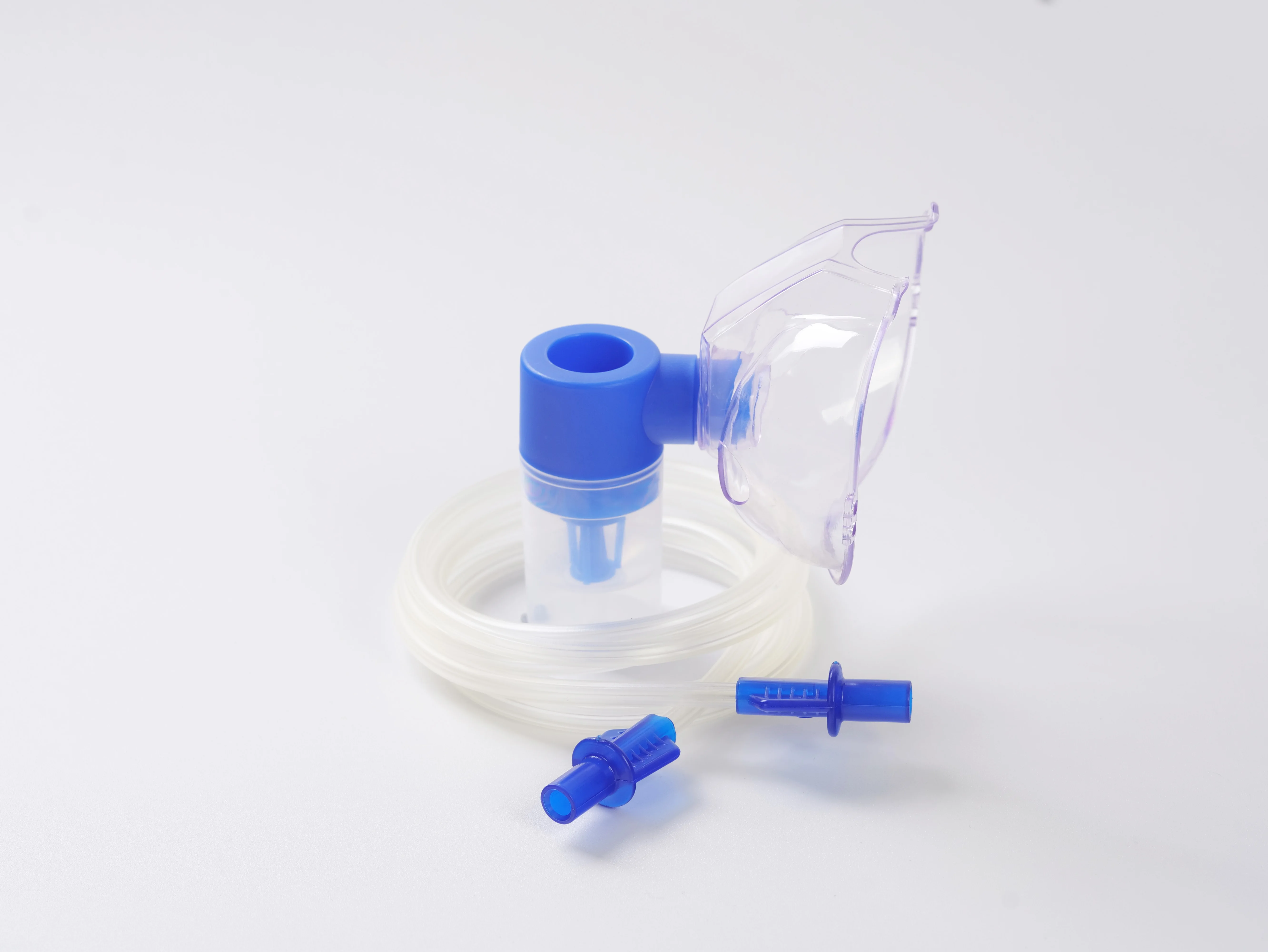 Factory CE authentication Medical Grade air compressor nebulizer Breathing Venturi PVC adult Disposable nebulizer mask