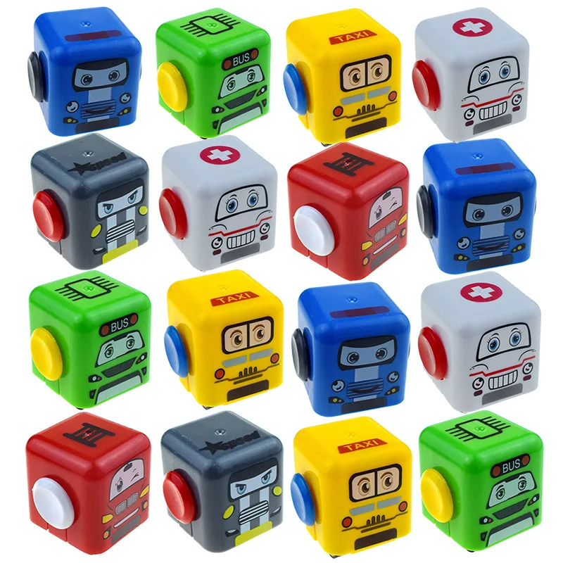 Cute Cartoon Pull Back Car Toy Novelty funny cube mini car For Children Gifts Hot Sales Good Quality Promotional Gift