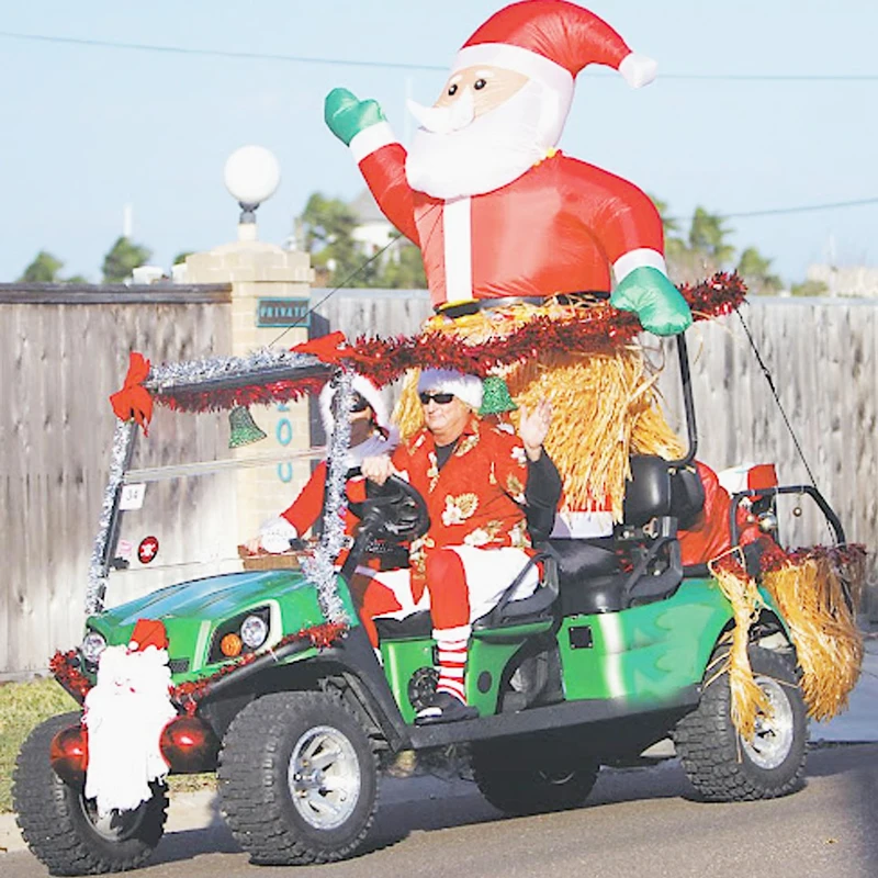 Merry Christmas 48V 2-4-6 Seater Electric Golf Cart Club Car Vehicle Buggy China off-Road Design with EEC DOT Gcc Certificate