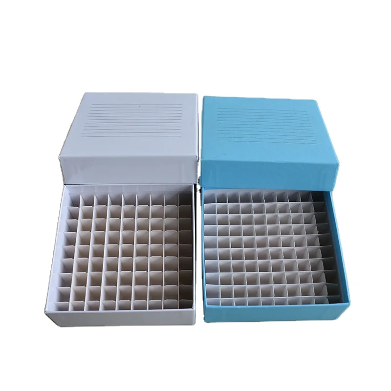 Freezer Storage Box Paper Cardboard 10X10 9X9 Small Big Cryobox