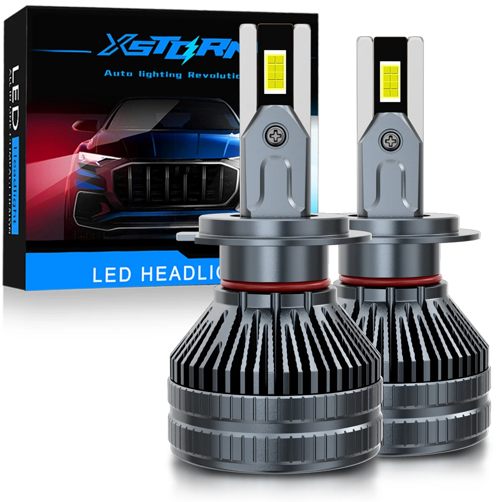 China Factory Wholesale 120W 3570 CSP H4 H7 Led Car Headlight 12V H1 H8 H11 9005 9006 9012 Universal Led Auto Head Lamp Bulb