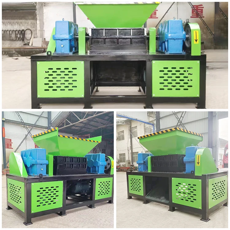 Medium size Scrap metal shredder Scrap metal shredder double shaft shredder