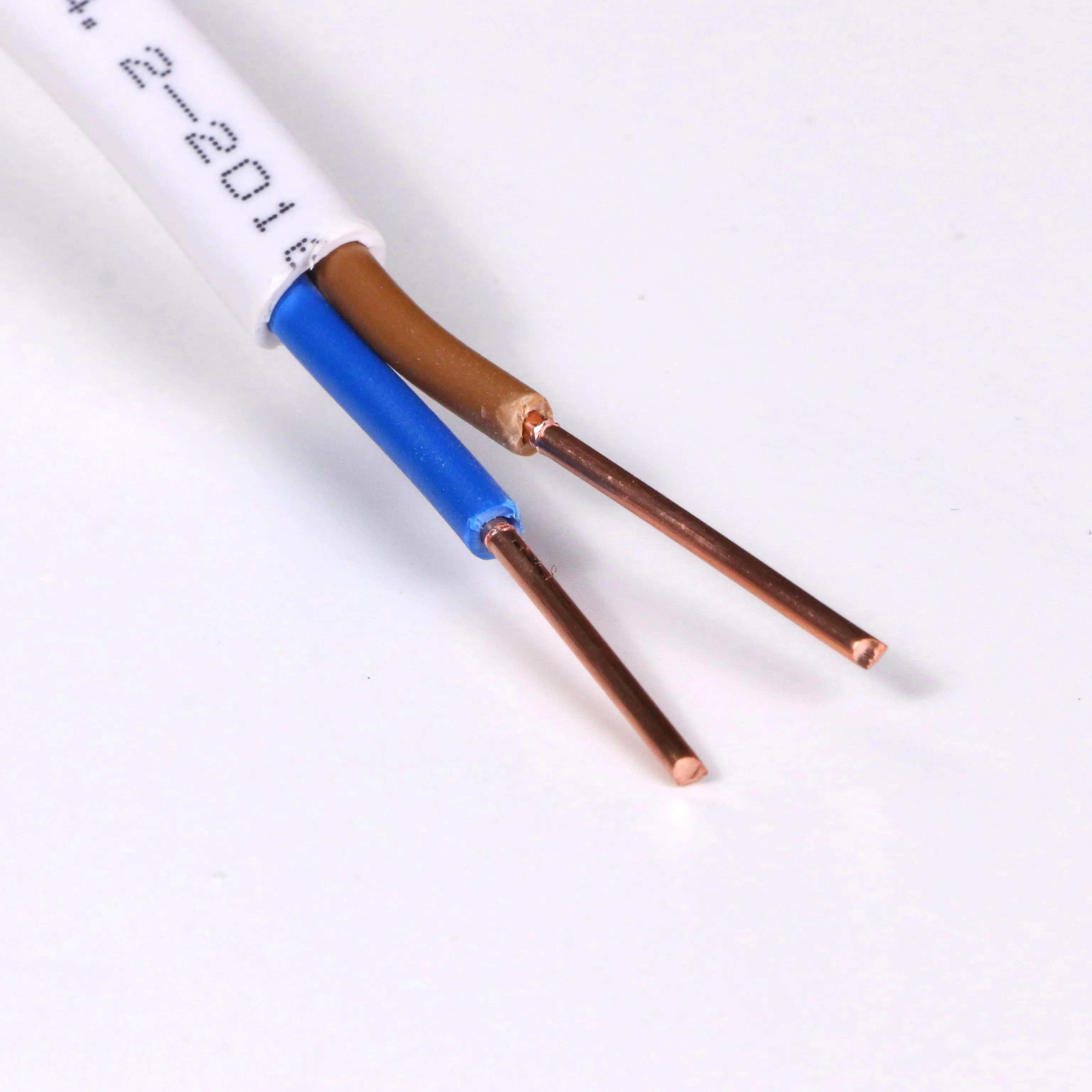 Bvvb 1.5mm 2.5mm 6mm pvc cable wire Flat Copper Cheap Price Pvc Insulation Cable 2.5mm electric cable house wire