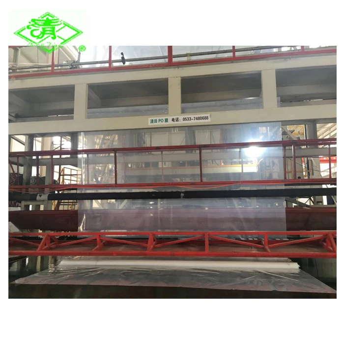 Transparent poly 200 micron tunnel greenhouse film for sale