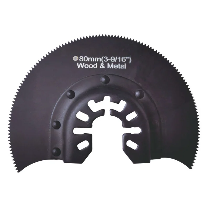 80mm Bosch Craftsmanship Fane Multi-function Oscillating Tool Half Circle Saw Blade Cutter Knives