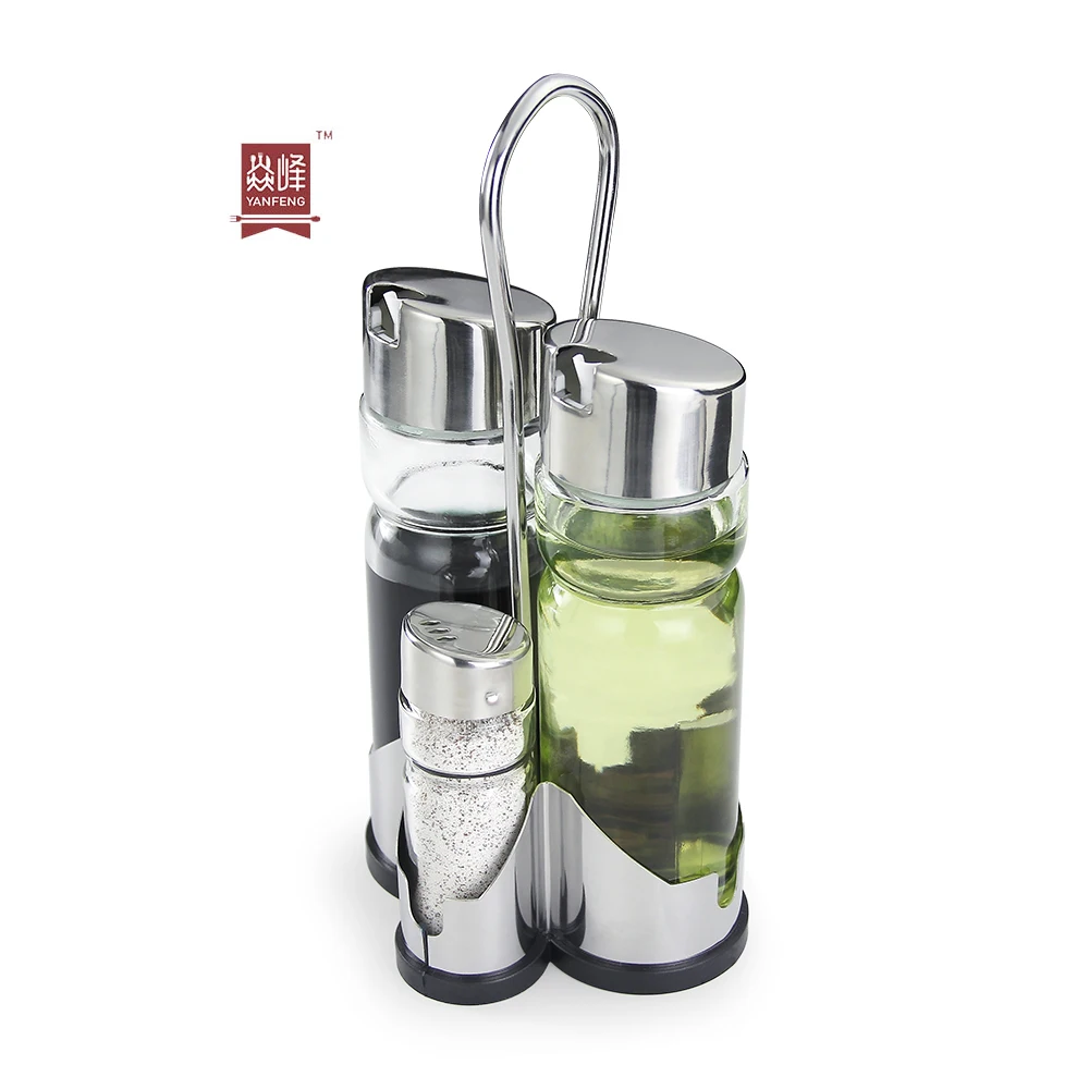 Высокое качество нержавеющая сталь пособия по кулинарии гаджет 5 шт. приправы набор соль и перец бутылки