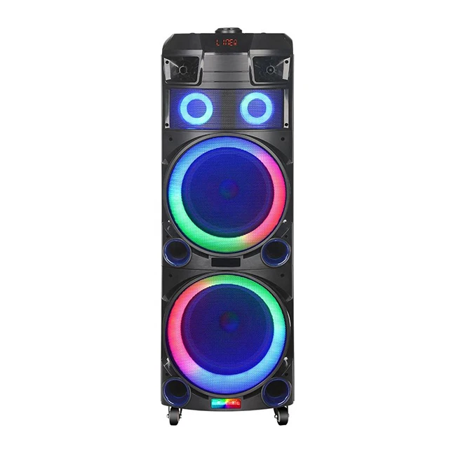 Professional Single 12 Inch Rechargeable Portable Bluetooths Trolley Party Wireless Karaoke Sound Box speaker With Pull Rod