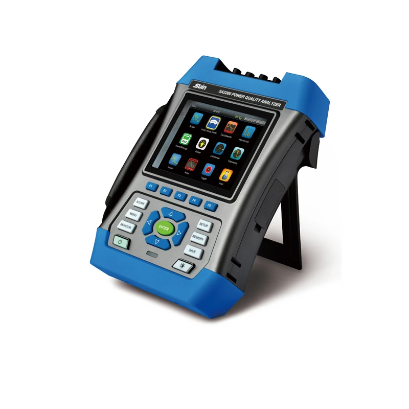 IEC61000-4-30 Class A three phase handheld  SA2200 power quality and energy analyzer