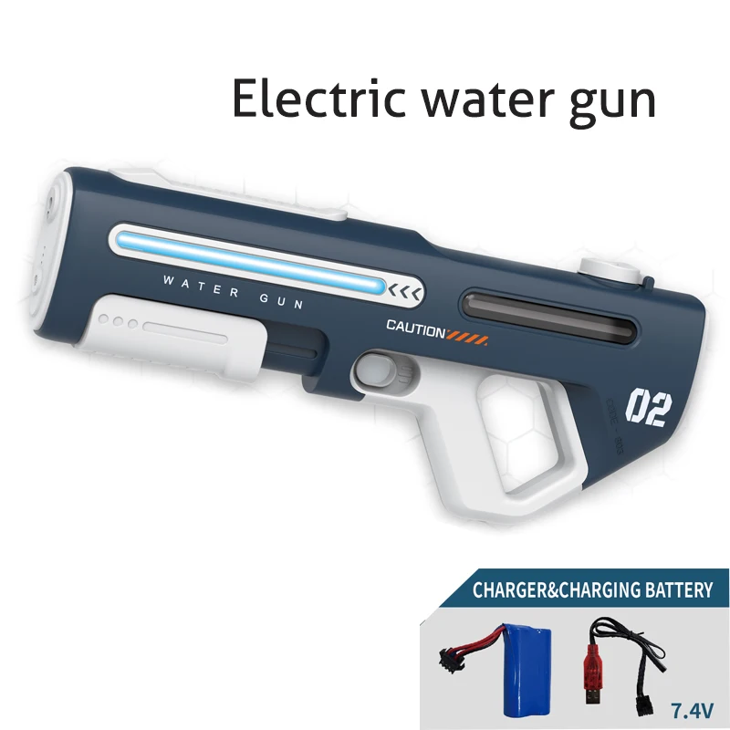 Outdoor Game Summer Water Playing Squirt Guns Toys Electric Automatic Shooting Water Gun Toy For Kids