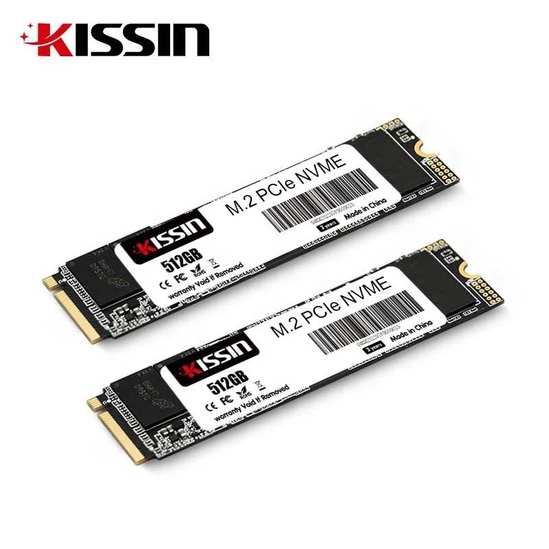 Wholesale Orginal  Kissin SSD M.2 PCIe 2280 SSD NVME 256G 512G 1T Solid State Drive for Desktop Laptops Servers