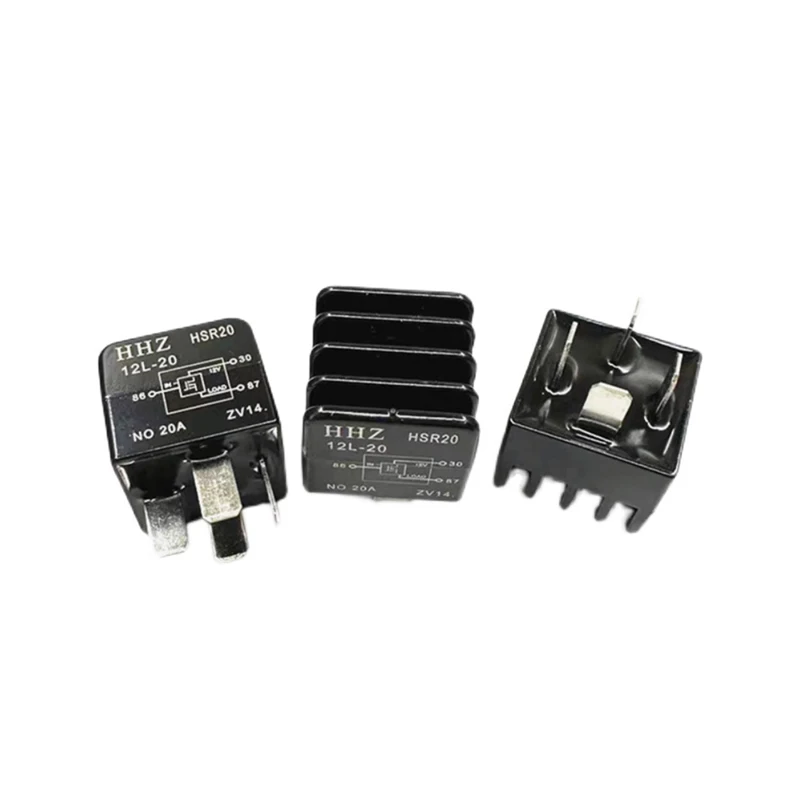 HHZ HSR20 12L-20 Solid State Automotive Relay 4-pin 20A, available in stock for direct shooting