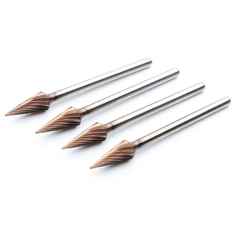 Coated Cemented Tungsten Carbide Milling Bit Bur for Deburring and Finishing Metal and Nonferrous Metal