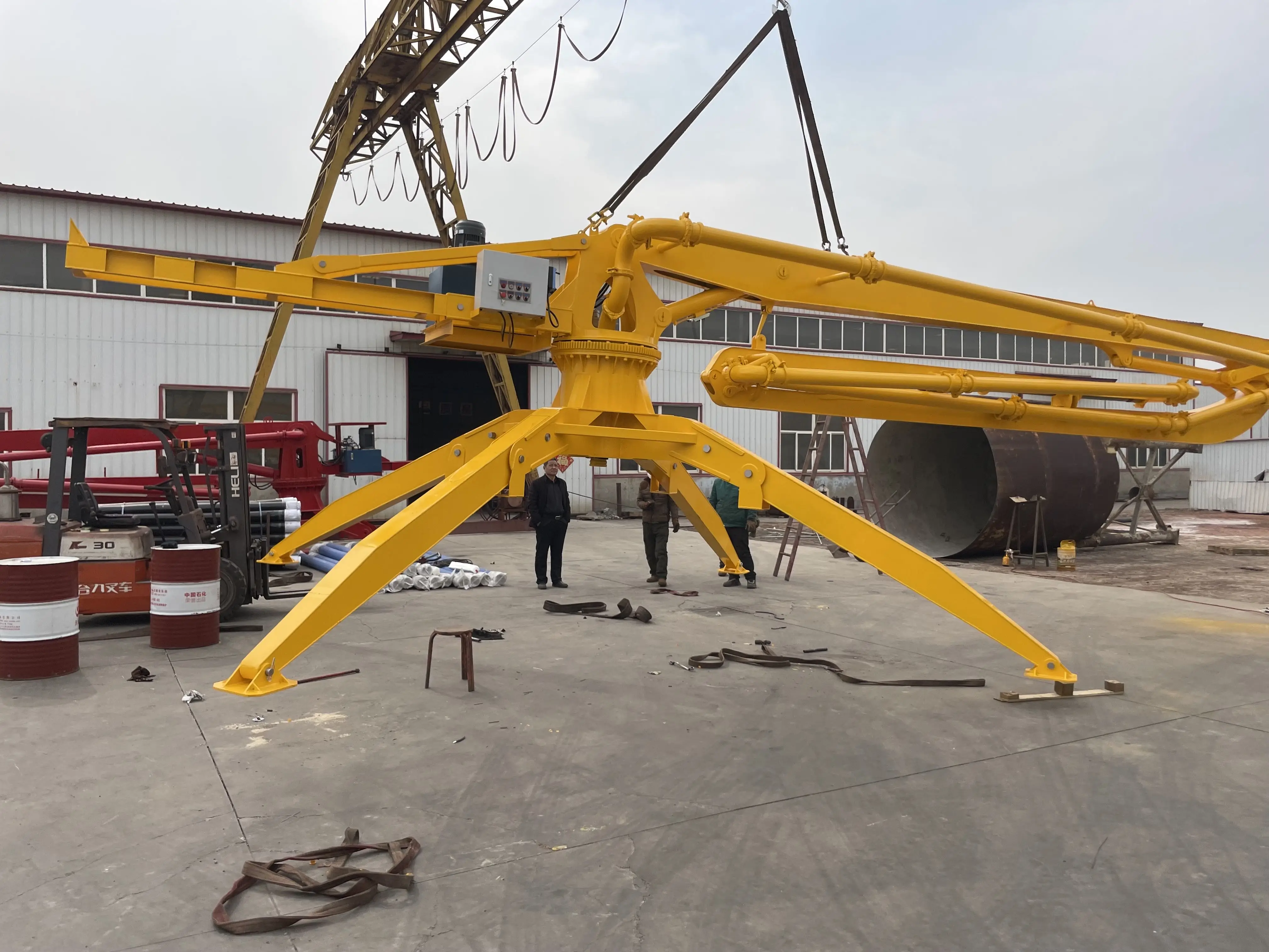 Best-Selling Customization Concrete Distributor Mobile  Concrete Placing Boom truck mounted concrete pump