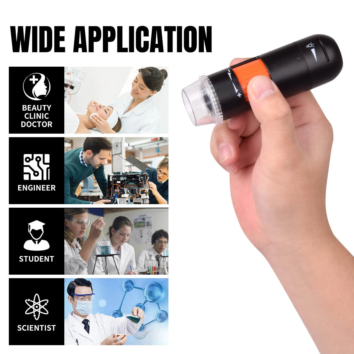 USB Digital Microscope Driver 200x With Measuring Software