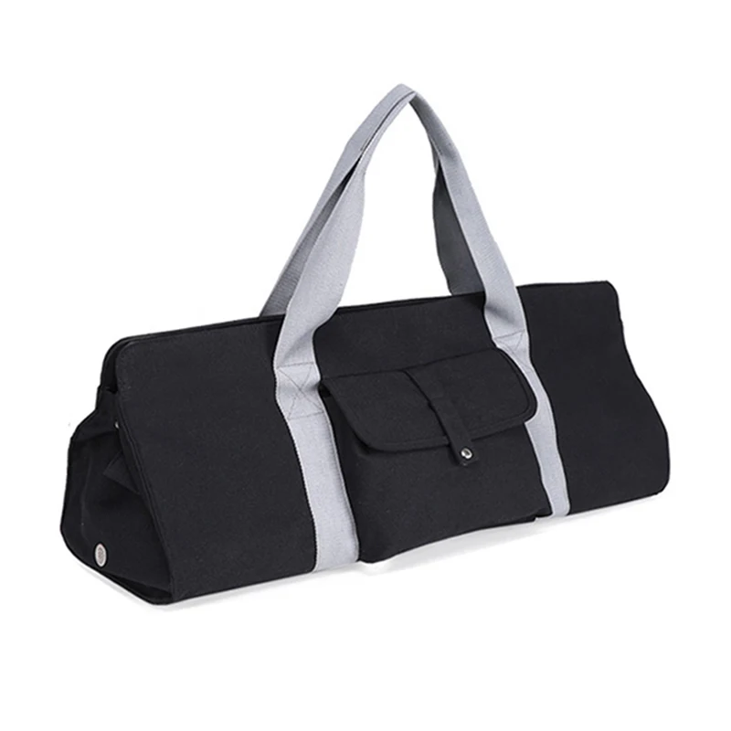 
Pure cotton canvas large capacity yoga bag 