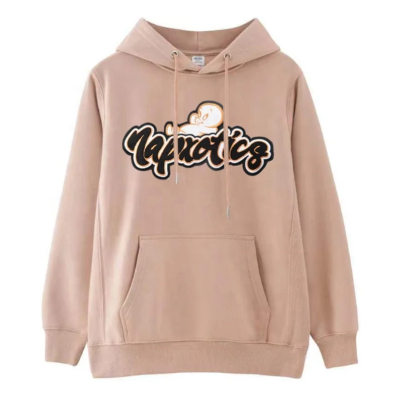 Apparel processing services Custom 3D embroidery logo 400G cotton French Terry pullover Hoodie