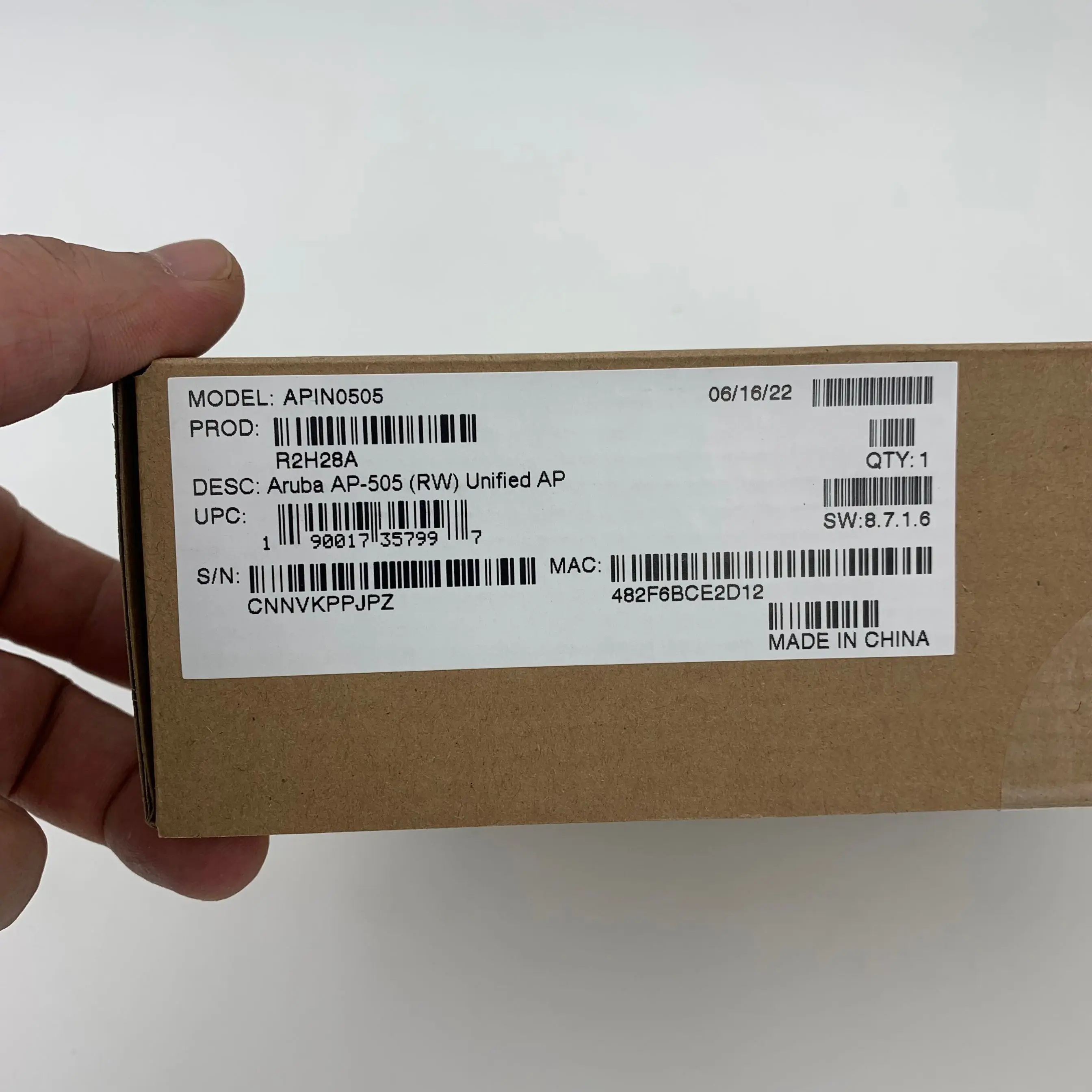 AP-505 Aruba RW R2H28A оригинальная новая точка беспроводного доступа доступная для предприятия aruba ap