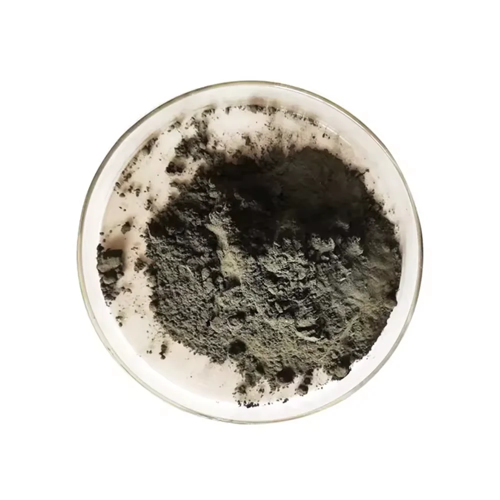 Black ruthenium metal powder