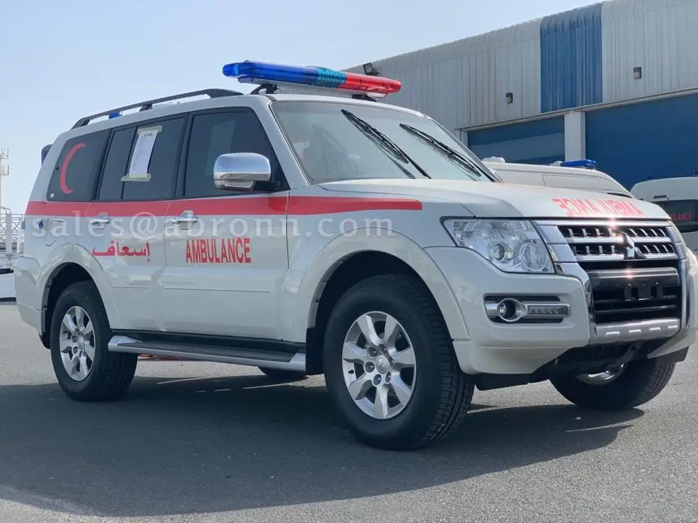 
UAE Export Emergence Vehicles Quality Assurance Pajero Ambulance for Sale 