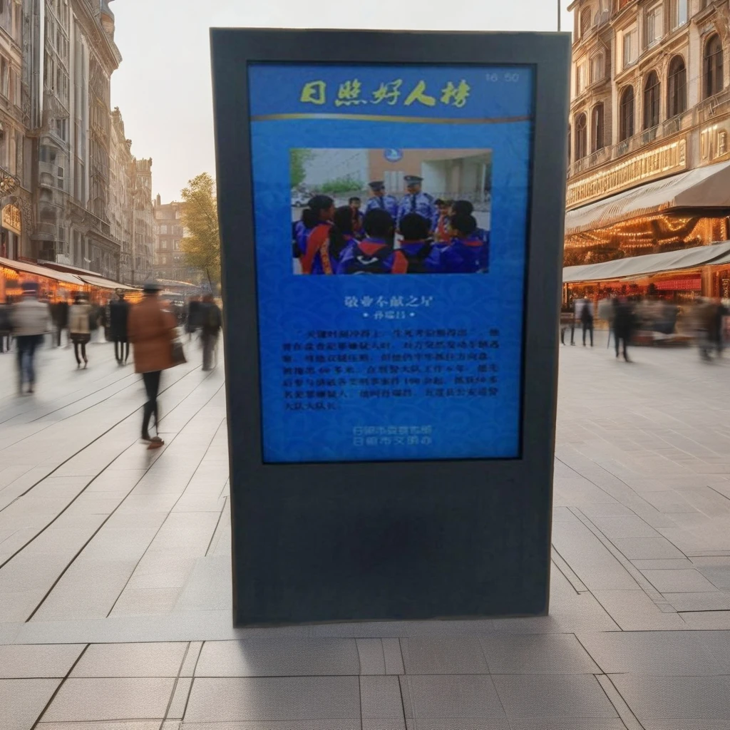 43 дюймов наружная Водонепроницаемая напольная подставка Digital Signage рекламный плеер для видео розничных магазинов образования wayfing