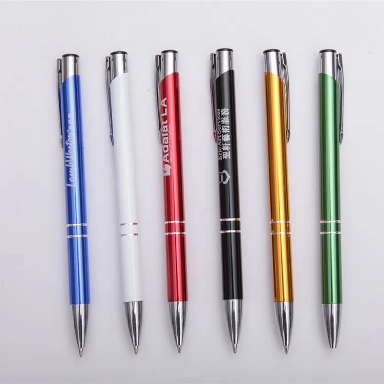 Advertising Student Ball Pen Custom Laser Logo Ball Point Pen Promotional Gifts Ballpoint Pens