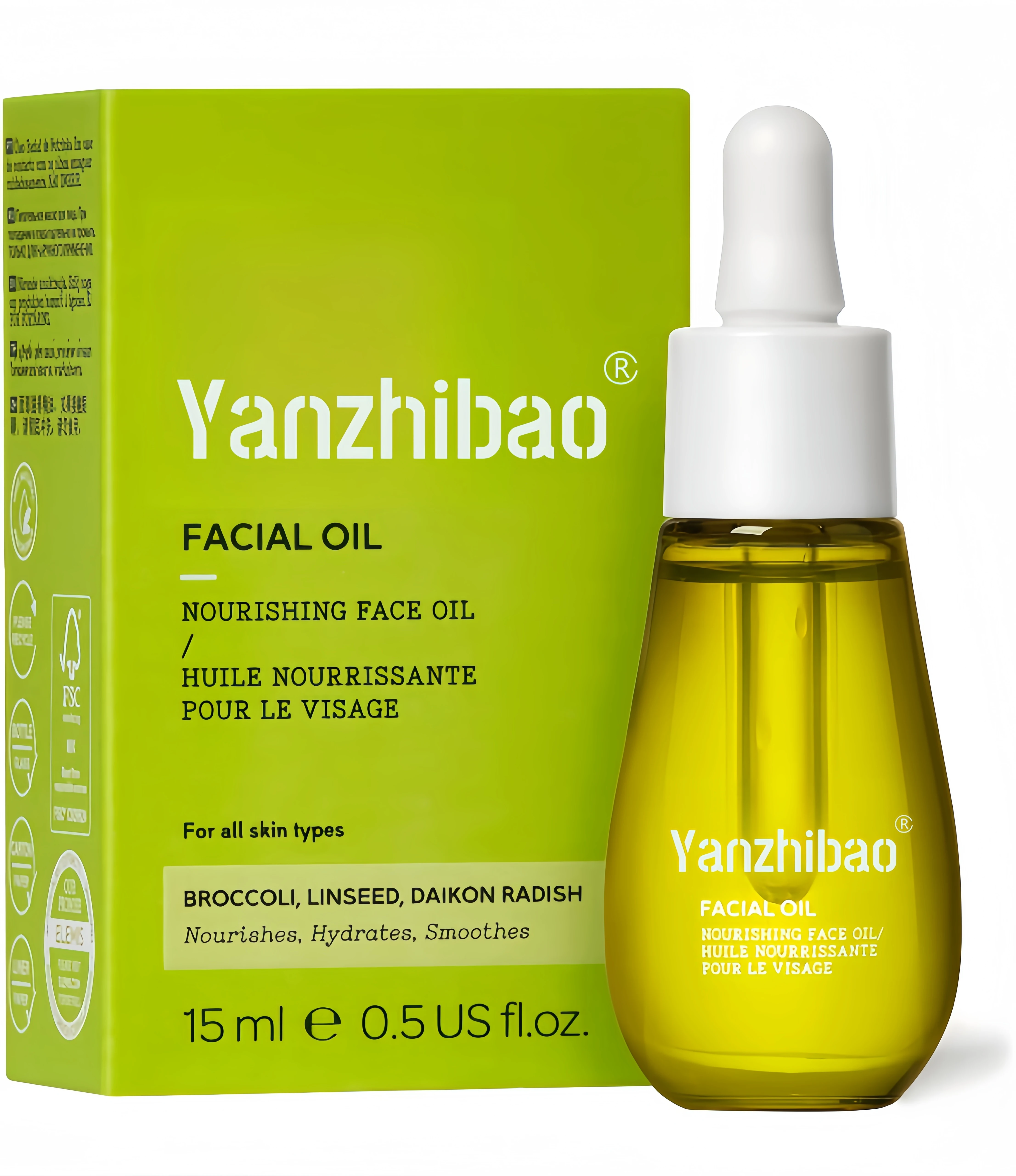 Concentrated Lightweight Superfood Facial Oil with Hyaluronic Acid and Retinol Nourishing Daily Face Oil for Healthy Glow