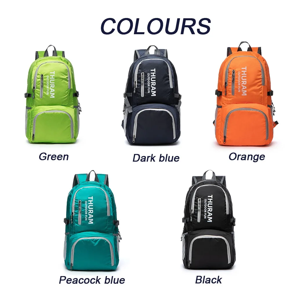 35L Waterproof Foldable Camping Light Weight Bag Packable Hiking Sports Outdoor Travel Backpacks