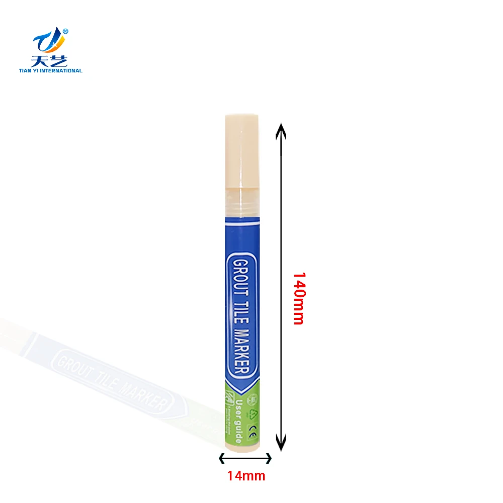 Tile Grout Coating Marker Gaps Tile Floor Tiles Repair Pen Marker Ceramic Floor Repair (Gray)