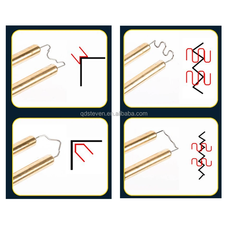 50 Вт мини-машина для сварки пластмассовых материалов Горячая Высокое качество пневматический степлер пневматический пистолет ПВХ пластиковая машина для ремонта автомобиля бампер для ремонта