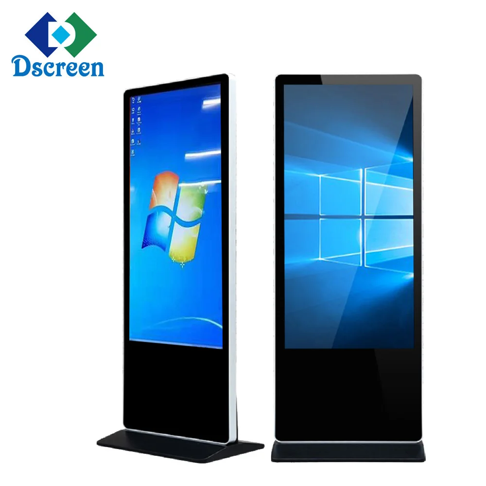 Супертонкий цифровой рекламный щит для торгового центра с сенсорным экраном 10 дюймов