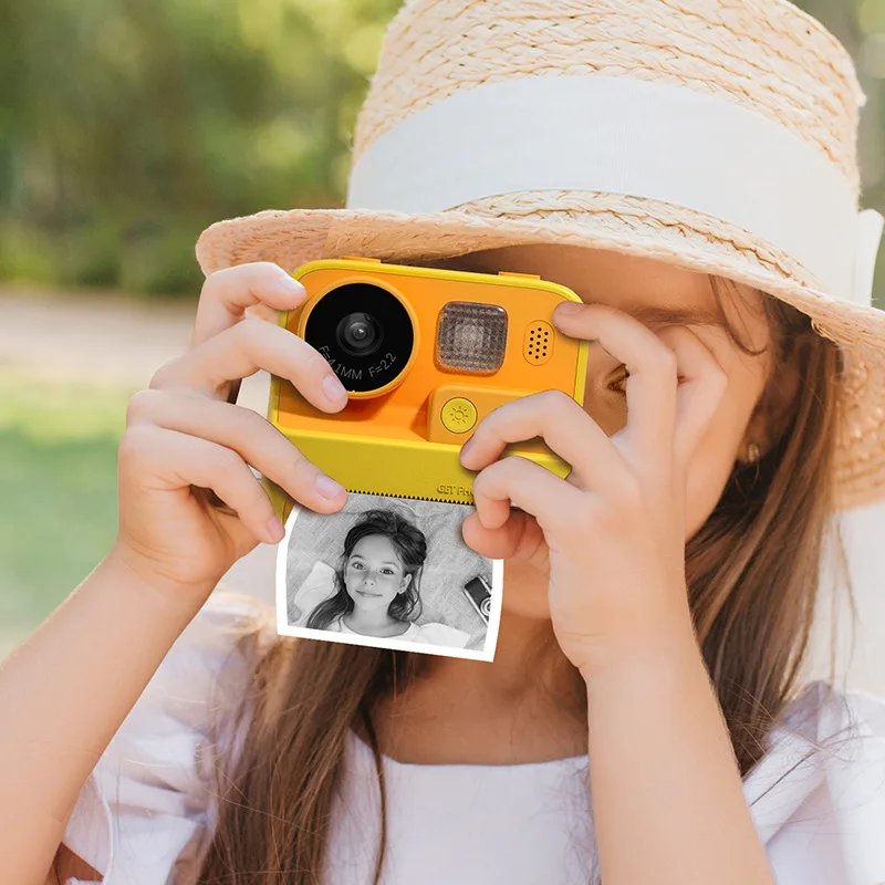 SBS Material Digital Kid Camera   Video Photo Instant Print with  Children Camera For Kids