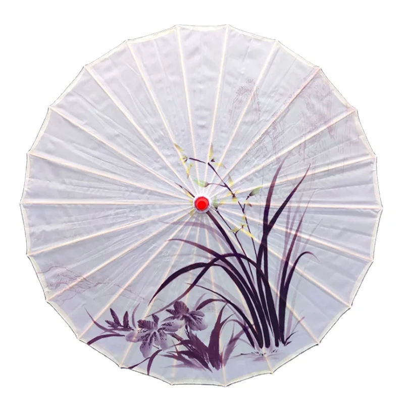 Wood Handle Rain Umbrella Wind Resistant Umbrella Paper Hanging Umbrellas